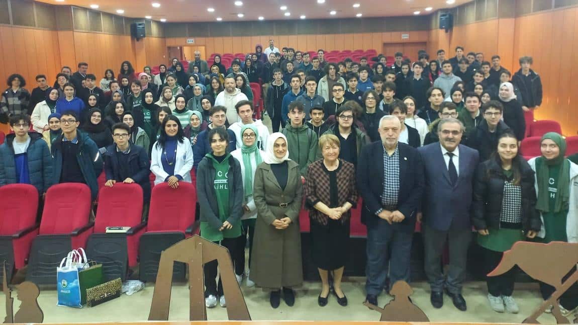 Prof.Dr. Sezer Şener Komsuoğlu ve Asım AYKAN okulumuzda